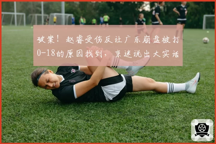 破案！赵睿受伤反让广东崩盘被打0-18的原因找到，京迷说出大实话
